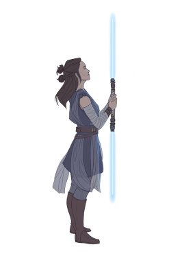 reys–speeder: flyingcasualart: Petition To Give Rey The Double-Ended