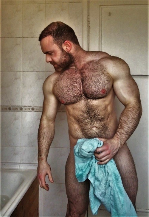 Hot Hairy Muscular Men