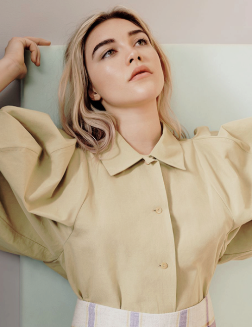 charliewatsons:Florence Pugh photographed by Liz Collins for