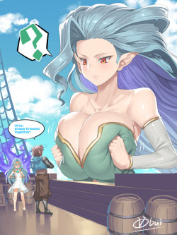 obui-oving:oppai Tiamat-chan!