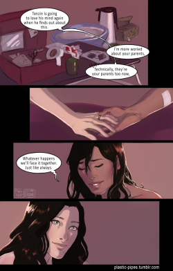 plastic-pipes:  @korrasami-week entry, sort of covers most of