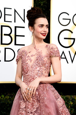 paolosebastiano: Lily Collins wears Zuhair Murad Fall 2016 Couture