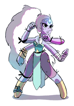 toonimated:  Steven Universe Fighters! Added Opal to the mix