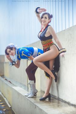 hotcosplaychicks:  player one and player two by vichun   Check