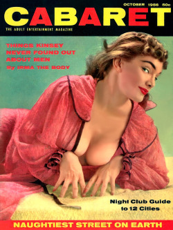 burleskateer: Irma The Body        (aka. Mary Goodneighbor) Featured on the cover of the October ‘56 issue of ‘CABARET’ magazine.. 