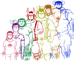 beefy-baka:  And here it is - barastuck cast, Universe 0. I’m