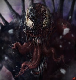 creaturesfromdreams:  Carnage Venom by doppingqnk —-x—- 