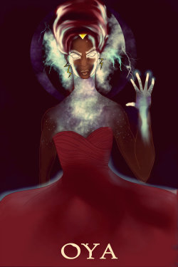 fyblackwomenart:  Black Goddess Orisha Oya by Patricia Grannum 