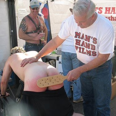 kenstocker:Ah, the days of Mans Hand at Folsom Street Fair. Â Â    Interview with Paddle_Meister Ken  Find out everything you ever wanted to know about Paddlemeister Ken’s wine auction and SIGMA paddles:Â http://cornertimeconfidential.blogspot.com/2