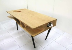 cybergata:  © LYCS architecture  Cat Table designed to keep