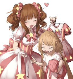 futaba anzu and moroboshi kirari (idolmaster and idolmaster cinderella