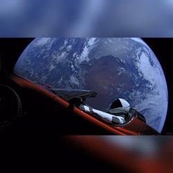 Car Orbiting Earth #nasa #apod #spacex #falconheavy #car #tesla