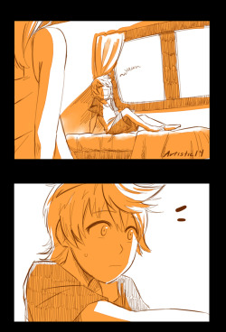 xxartistic14xx:  Namine was being adorably stalk-ish in the KH2