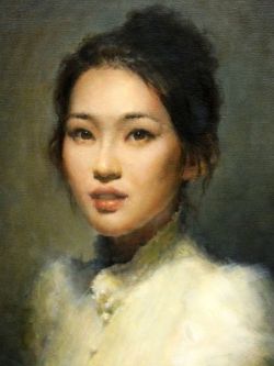 lesmisarthistory:  Cosette Self Portrait, Faye Hsu 