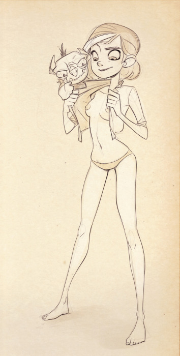 creux-art:  Claire from Trollhunter, a commission.My Twitter. 