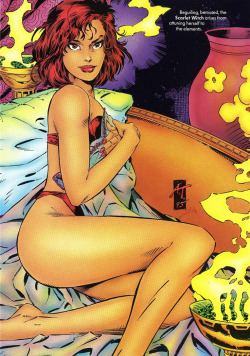 marvel-dc-art:  Marvel Swimsuit Special: Scarlet Witchby Art