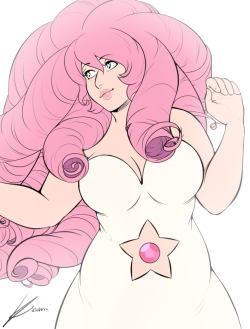 Rose Quartz as promised!I don’t feel that good with drawing