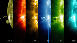 sixpenceee:    Flare Bursts From Sun On Feb. 24, 2014, the sun