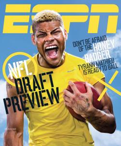 tigerragmagazine:  Tyrann Mathieu on the cover of ESPN The Magazine’s