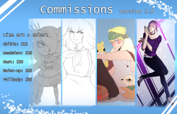 tomisiro:  [Updated 09/05/16] Emergency Commissions! I’ve recently
