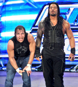 fishbulbsuplex:  Dean Ambrose and Roman Reigns