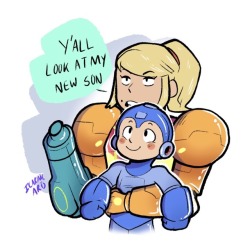 icarian-arts:Some more old art! I want Samus to be my mommy <3