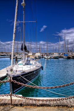 heyfiki:  Sailboat – Velero, Lanzarote HDR by marcp_dmoz on