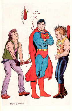 thecomicsvault:  SUPERMAN Pin-Up by Kevin Maguire & Dave