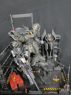 gunjap:  1/100 Diorama MSN-04 Sazabi Ver.Ka Mass Production Ver.Don