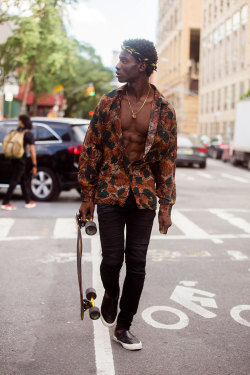 ohthentic:  damplaundry:  Adonis Bosso at NYFWM S/S 2017 by Melodie