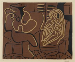 art-and-fury:  rodreyes: Pablo Picasso, 1959 -  Femme dans