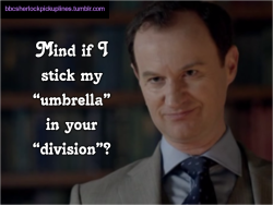 The best of Mycroft’s umbrella, from BBC Sherlock pick-up