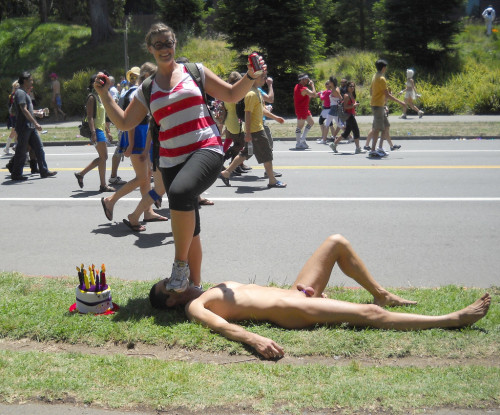 teen-femdom-love:  One picture stepping on his face and the other on his dick   More femdom teens   