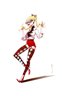 icarvemynameinstone:  “Dr. Harleen Quinzel” by Kyu-bum Lee