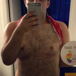 the-writhing-tide:Trimmed it. #bodypositive #gay #hairy #loveyoself