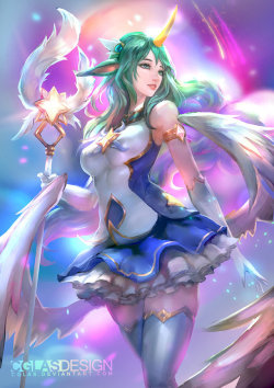 cglas:  Starguardian Soraka by CGlas 