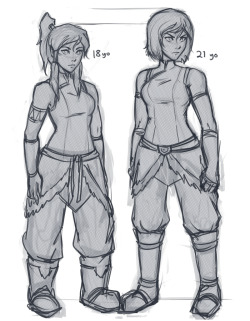 korra sketches from past streams & old files I haven’t