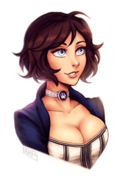 iahfy:elizabeth from bioshock infinite for patreon :) that bust~