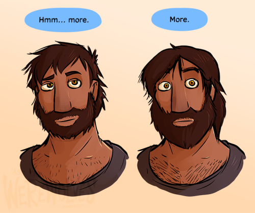 asinusfr:  ask-the-werewolves:  Very long  I NEED a boyfriend like that (both hairy and werewolfy ^^) 