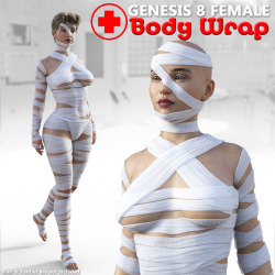 Wrap up your Genesis 8 Females with Powerage’s new bandage