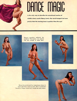 DANCE MAGIC Nancy Lewis appears in a color pictorial scanned
