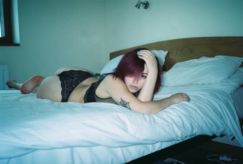 ochiuk:  Shooting with @sophoullasuicide / @sophoulla in London.Â  Shot on Olympus 35mm rangefinder. Weâ€™re thinking of selling a couple of these, who would be interested? www.ochiuk.com IG/ Snapchat/ Twitter: @Ochiuk Copyright Ochi, please be polite