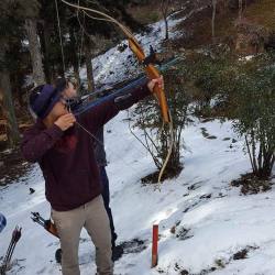 The Mexican Legolas.  (at SAIKI Kokusai Archery Land　佐伯国際アーチェリーランド)