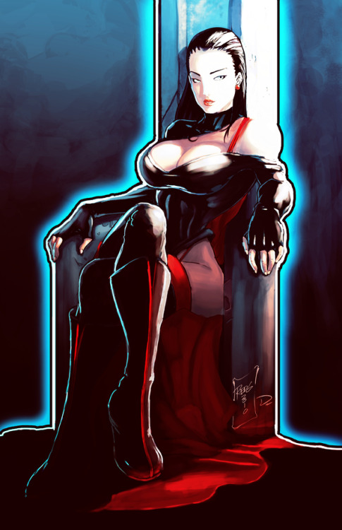 naughtyhalloweenart: scarlette_throne__colors_by_durandus