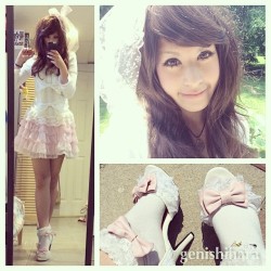 genishihara:  Leftover pics from Friday~ #outfit #gyaru #hime