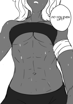 aikiyun:  aikiyun:  [Anon Request] Work Out1. Sweaty Arslan POV2.