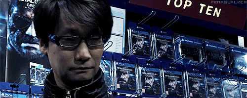 penaswalker:  Hideo Kojima infiltrates Micromania [x] 