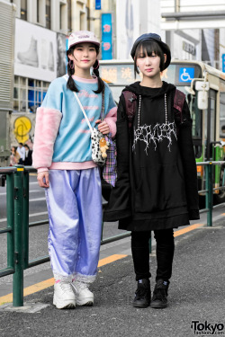 tokyo-fashion:  16-year-old Japanese students Gumi and Rui on