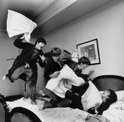 Just the lads having a spot of fun (The Beatles during their