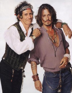 Double trouble (Keith Richards and Johnny Depp)